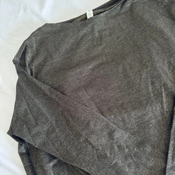 🆕🖤 Lululemon Special Edition Back in Action Long Sleeve Shirt Spark - Black - Picture 2 of 11